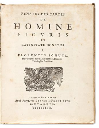 [Medicine & Science] Descartes, René (1596-1650) De Homine Figuris.